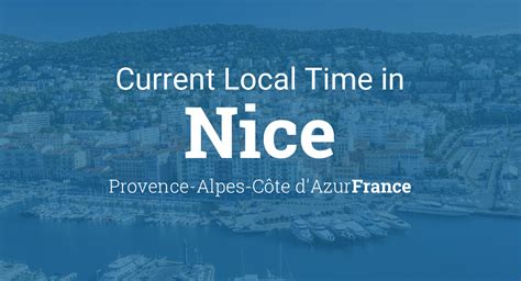local time in nice france